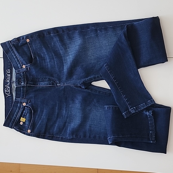 Second Yoga Jeans, Classic rise, Rachel Skinny, size 27, dark blue - Picture 1 of 5